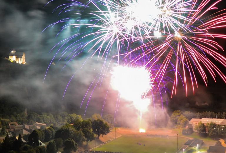 Feu d'artifice Cantal