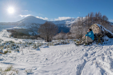 Zone nordique Haut-Cantal Puy Mary