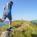 Trail sur le volcan Cantal