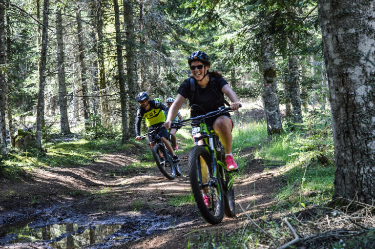 La pleine nature à 2 roues